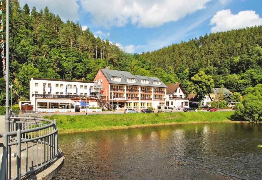 Hotel Am Schlossberg Ziegenrück Dış mekan fotoğraf